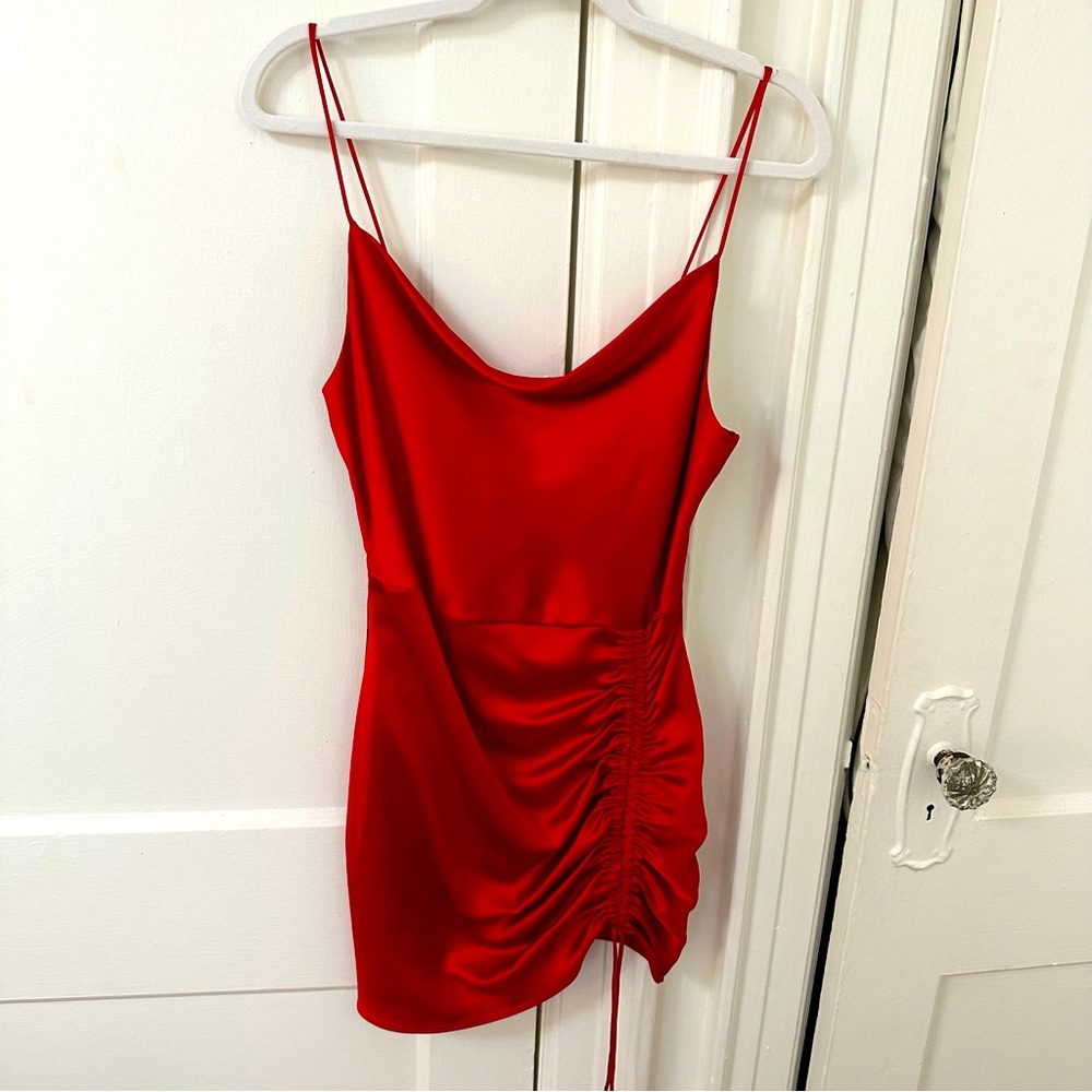 Zara Silk Like Dress - Size: M